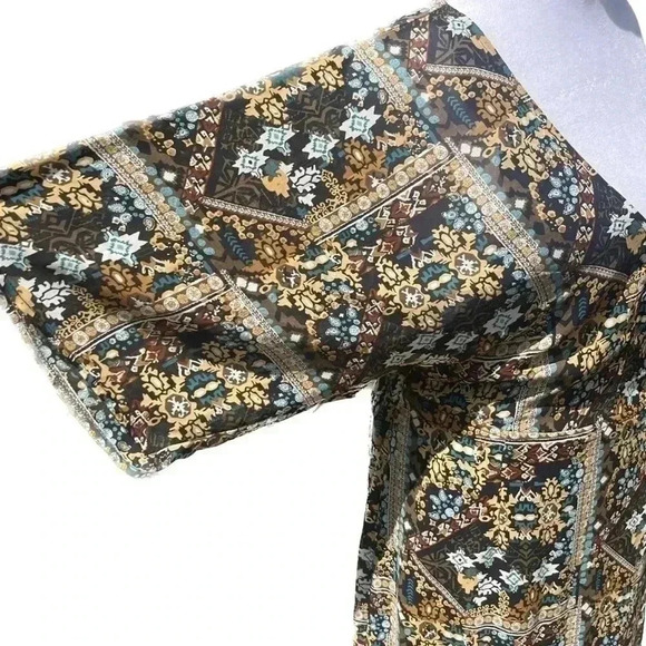 James & Erin V-neck Maxi Boho Dress Size M fall - Picture 7 of 11